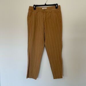 Anthropologie Scout Slim Pleated Chino Pants Size 27